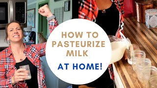 How to Pasteurize Raw Milk [upl. by Echikson]