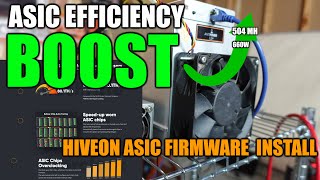 Antminer L3 Efficiency BOOST  Hiveon ASIC Firmware Install [upl. by Zumstein829]