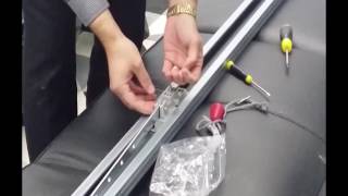 SD800 Sectional Door Opener Trolley Installation [upl. by Nnayd]