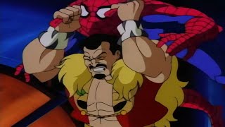 Kraven the Hunter blackmails Spiderman  Spiderman The Animated Series  Season 1 Episode 7 [upl. by Kellia]