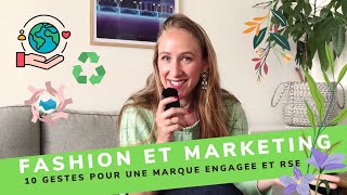 Comment créer votre marque de mode écoresponsable  🌱fashionbusiness environnement [upl. by Minny]