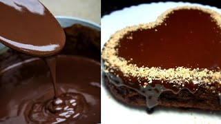 How To Make Chocolate Ganache With Dairy Milk Easy Chocolate Ganache Recipe without cream [upl. by Htebasile]