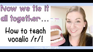 Teaching Vocalic R In Speech Therapy [upl. by Moritz214]