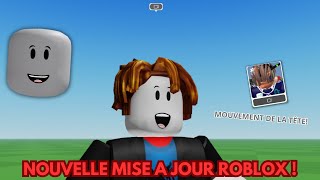 NOUVELLE MISE A JOUR ROBLOX  Bouger sa bouche et sa tête [upl. by Noxid697]