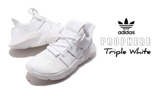 ADIDAS Prophere Triple white UNBOXING  CLOSER LOOK sneakers adidas prophere [upl. by Lyman]