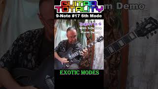 6th Mode of the 9note Scale17 shorts guitartheory [upl. by Japha715]