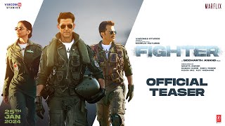 Fighter  Teaser  Hrithik Roshan  Deepika Padukone  Anil Kapoor  Siddharth Anand  25 Jan 2024 [upl. by Nyltyak]