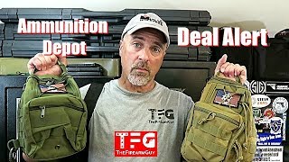 DEAL ALERT Ammunition Depot Tactical Sling Pack wAmmo  TheFireArmGuy [upl. by Borreri]