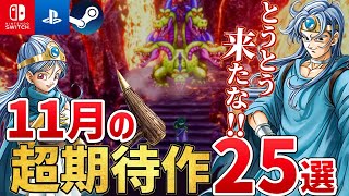 遊ばな損！2024年11月に発売する注目の期待作を25本ご紹介！【PSSwitchSteam】 [upl. by Rozelle707]