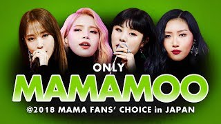 MAMAMOO at 2018 MAMA FANS CHOICE in JAPAN  All Moments [upl. by Elladine]