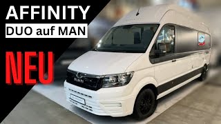 NEU  AFFINITY DUO  MAN KASTENWAGEN  VAN FÜR 2 [upl. by Alguire]