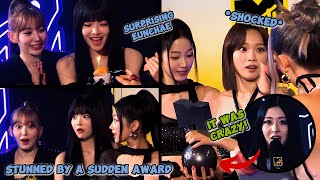 MTV EMA surprises LE SSERAFIM with the 2024 Best Push Award ft EUNCHAE celebrating her birthday 🏆 [upl. by Feola]