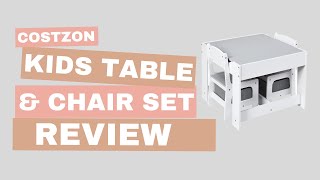 Things to Know About the Costzon Kids Table amp Chair Set [upl. by Burtis425]