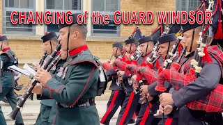 WINDSOR CASTLE GUARD Band of the Brigade of Gurkhas with Queen’s Gurkha Signals  23rd May 2024 [upl. by Akiem]