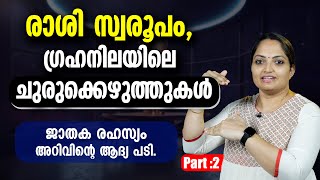 രാശി സ്വരൂപം ഗ്രഹനിലയിലെ ചുരുക്കെഴുത്തുകൾ  Zodiac Signs Malayalam Explained [upl. by Selle]