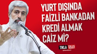 Faizli Bankadan Kredi Almak Caiz Mi [upl. by Ecart]