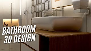 Unbelievable Bathroom Transformation 3D Design Magic [upl. by Yahsed710]