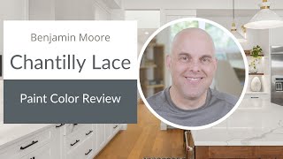 Benjamin Moore Chantilly Lace Paint Color Review [upl. by Lotz967]