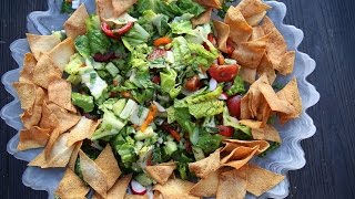 Ֆաթուշ  Fattoush Salad Recipe  Heghineh Cooking Show in Armenian [upl. by Ellehsal]