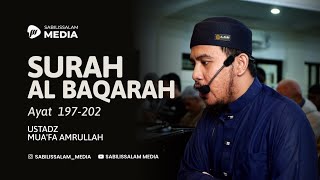 SURAH AL BAQARAH 197202  Ustadz Muafa Amrullah  IMAM SHOLAT ISYA [upl. by Arodoet]