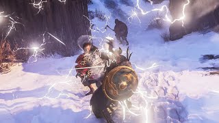 Assassins Creed Valhalla  Thors Hammer amp Mythical Shield Dual Wielding Combat Gameplay [upl. by Glanti368]