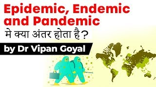 What is the difference between Endemic Epidemic and Pandemic Disease l Dr Vipan Goyal I Study IQ [upl. by Wiebmer]