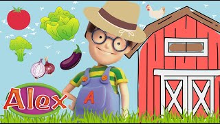 Frutas y Verduras para Niños Aprende con Alex Segunda parte [upl. by Aras]