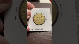 Turks amp Caicos 1974 50 Crowns 50 Gold [upl. by Nnylkoorb]