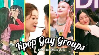 Girl groups being gay  cute couples TripleS Billlie IZONE STAYC Kepler CLC and more Part 11 [upl. by Rosemarie]