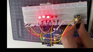 Controlling Multiple Leds by Potentiometer [upl. by Madison158]