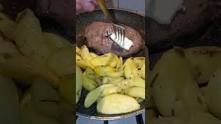 TAGLIATA PEPE ROSSO BURRO E PATATE food [upl. by Assenahs744]