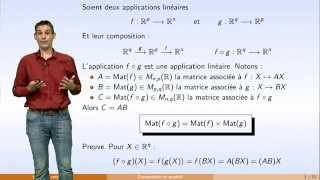 Lespace vectoriel Rn  partie 3  propriétés des applications linéaires [upl. by Rihat]