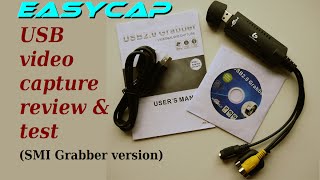 EasyCap USB video capture review amp test SMI Grabber version [upl. by Holt]