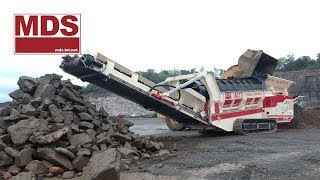 M412 cleaning blasted rock in Connecticut [upl. by Leruj89]