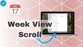 How To Set Up Week View Scrolling On Calendar [upl. by Attennaej]