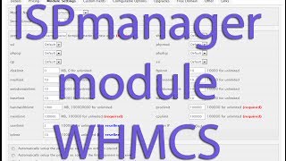 Установка и настройка модуля ISPmanager для WHMCS [upl. by Essile]