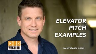 Elevator Pitch Examples with Chris Westfall [upl. by Nroht]