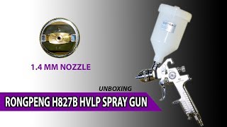 Unboxing Of Rongpeng HVLP H827W  Spray Gun [upl. by Paine]