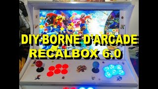 Comment Fabriquer une Borne DArcade  DIY BARTOP  RECALBOX 61  RASPBERRY PI 3B [upl. by Lednahs]