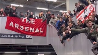 Arsenal Fans away tottenham spurs stadium  Kai Havertz chant  arsenal away spurs [upl. by Voltz]