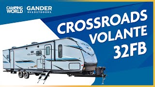 2022 Crossroads Volante 32FB  Travel Trailer  RV Review Camping World [upl. by Lorita57]