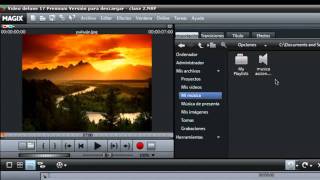 Magix Video Deluxe Lección 2 [upl. by Kimberly]