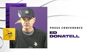 Ed Donatell on Defenses Role During the Overtime Win in Buffalo amp Vikings High Level of Confidence [upl. by Assirahc]