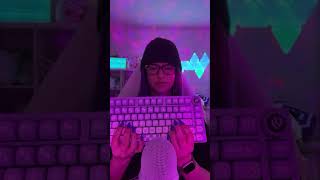 Creamy Keyboard Trigger 💜 Ib SafeSpaceASMR asmr acmp asmrshorts asmrvideo [upl. by Cocke616]