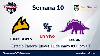 Fundidores vs Dinos  Transmisión partido LFA [upl. by Ynagoham26]