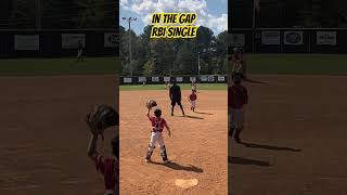 RBI Single in the gap 8u Acworth AllStar Select 8u [upl. by Ainsley]