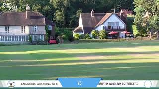 Blackheath CC Surrey Sunday 1st XI v Hampton Woodlawn CC Friendly XI [upl. by Retsevel]