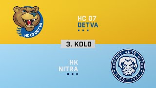 3kolo HC 07 Detva  HK Nitra HIGHLIGHTS [upl. by Norrag676]