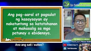 ANO ANG SATI  SUTTEE [upl. by Atinomar]