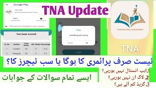 TNA Update  Teachers Need Assessment newupdated tna [upl. by Esilehs]